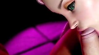 Sexy Blonde Elf Party Blowjob