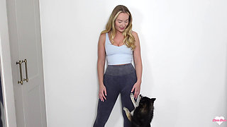 Sfw Gym Leggings & Shorts Try on