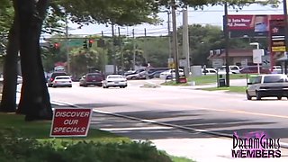 Amazing Alana Gets Naked In Risk Flashing Spots