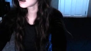Shy brunette homemade amateur webcam teen