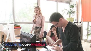 French Girls At Work - boobs on boobs movie