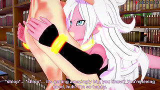 Android 21 Masturbates in the Library so I Help Her - Dragon Ball Zex Series