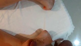 Blonde Mature Wife Selena701 Naked Posing and Feet Worship in 4K