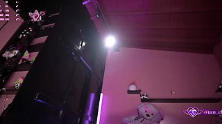 Bdsm bitch toys ass and pierced pussy in fetish hd solo