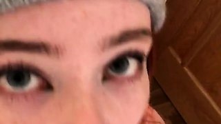 Awesome Amateur teen blonde toying pussy