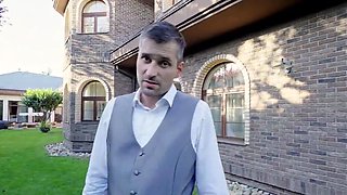 Bride with a hot body takes cock and her cuck is NOT happy