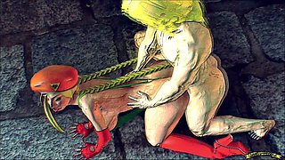 3D animated desi auntie in a wild scene