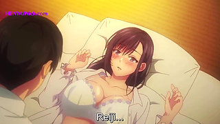 Unfaithful Wife Cheats on Her Husband with His Perv Friend ''Wife Sharing'' (Hentai)