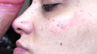 Nose Fetish Fucking with Dildo