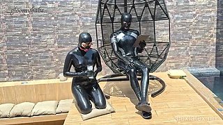 Alex Latex Deep Throat Blowjob - Summer Submission BDSM Fetish Sex