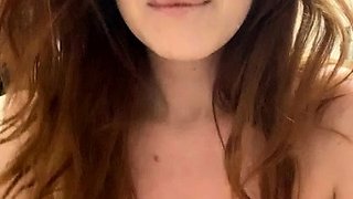 Emo teen Becka solo webcam masturbation