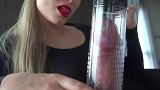 Gorgeous Blonde College Girlfriend Taking Facial POV