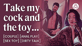 ASMR Audio Porn: Wife Lets You Fuck Both Holes - Anal Play, Dildo DP & Dirty Talk - Erotic Audio Roleplay For Women