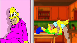 Slutty Cuckold Wife Compilation. Cartoon, Simpson Parody
