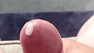 Cum, stoking 2nd cum of the morning
