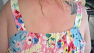 Naughty Elevator Ride Will She Get Caught?