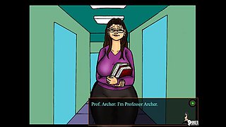 Hot MILF Professor Gets BBC Gangbang - Gameplay Cheating Wife