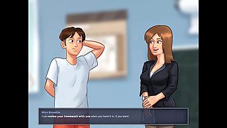 Game play, teacher schoolgirl (18+), professor student