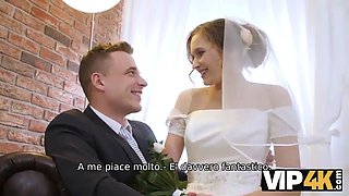 Vip4k. prosperous fellow pays well to screw hot young babe on her wedding day