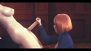 Jujutsu Kaisen Hentai - Nobara Handjob and 69 with Futanari - Japanese Asian Manga Anime Film Game Porn