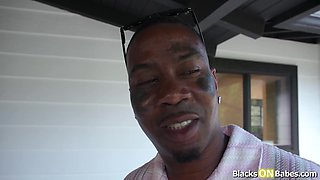 Petite tenant deepthroats landlords bbc