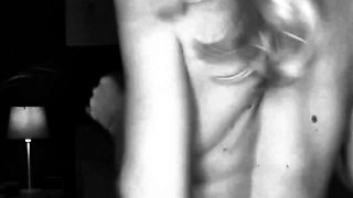 Hairy femboy solo jerk cumshot