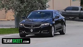 Submissived - hot teenie gets dominated by jail guard