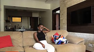 This EBONY TEEN she begged for a ROUGH FUCK