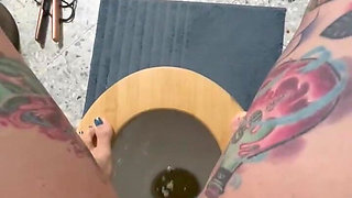 Pissing in the Toilet
