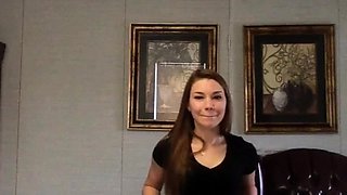 Cute amateur webcam teen girl toying pussy on webcam