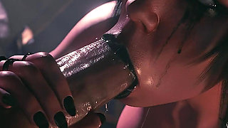 Shadowheart Baldur's Gate 3 Hot Sloppy Blowjob - Wet Messy 3D Animation