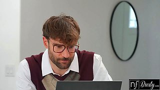 Violet Voss Whispers "Suck My Big Tits Then Pound My Shaved Pussy" Alex Legend
