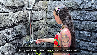 Obviously, the sexy new neighbor will invite me to .. Amateur sex in the shower on vacation