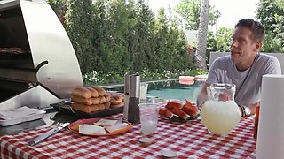 Cute girl in heat is going to fall in love with his sausage