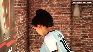 Spanish Fan Roughly Fucks Argentinian Girl in New York Hotel