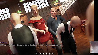 Hot MILF Step-mom Got Gangbanged for a Business Deal!