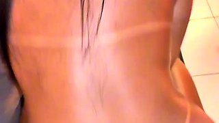 Gaby's Brunette Passion Ignites in Interracial Anal POV Heat