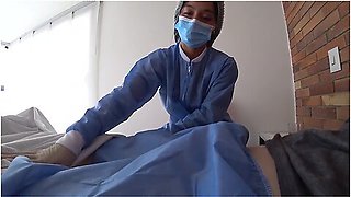Anal Nurse: Slut Checked My Dick For Suitability And Showet Big Gape Ass