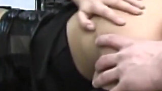 Masked Brunette Hardly Fucked in the Videostore