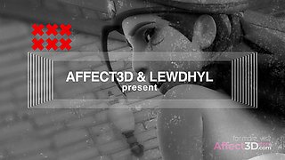 Anal sex animaiton with hot futanari game characters by Lewdhyl