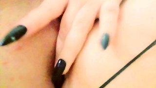 My Horny Wife Oiling Her Ass in the Gym Locker Room.