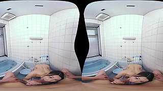 Delightful teen babe VR breathtaking sex clip