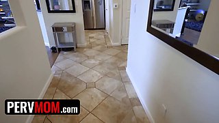 Pervmom - busty cougar step-mother Anissa Kate wears marvelous lingerie only for her sonny