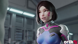 The Rise of a New Popstar - D.va 3D Overwatch Porn Animation