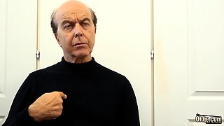 Mature Stud Pounds Young Sex Machine with Deepthroat,