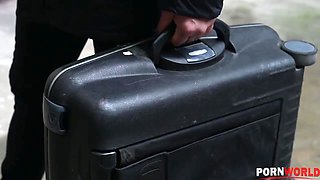 Busty Brunettes Anissa Kate and Ania Kinski Take BDSM Airtight Punishment GP2256