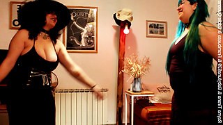 3 witches (one of them pregnant) use a virgin nerd to summon the devil and satisfy him Part 1