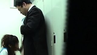 Cute amateur asian web cam girl playing with her toy