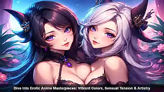 Dive Into Erotic Anime Masterpieces Vibrant Colors, Sensual Tension Artistry