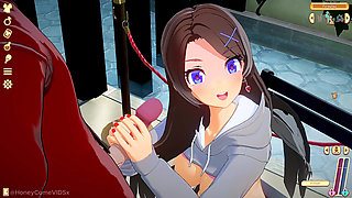 HoneyCome - Momo story part 1 - Custom Character - First meeting and oral - Uncensored